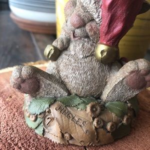 Timothy Wolfe “Jingles” Christmas rabbit figurine.